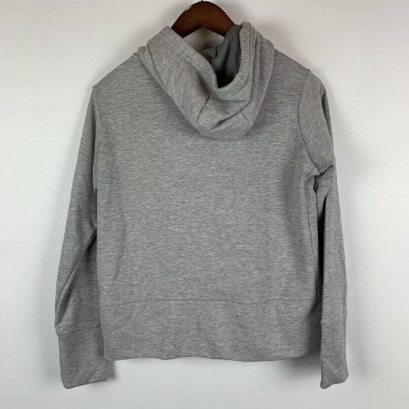 Nike Dri-Fit Womens Size Medium Fleece Athletic Pullover Hoodie Sweatshirt Gray - Picture 3 of 6